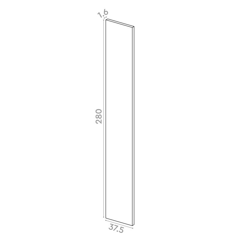 Cover panel 37x280cm 